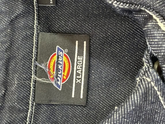 DICKIES ΠΟΥΚΑΜΙΣΟ WORKWEAR ΣΚΟΥΡΟ ΜΠΛΕ ΑΝΤΡΙΚΟ PRE OWNED XL