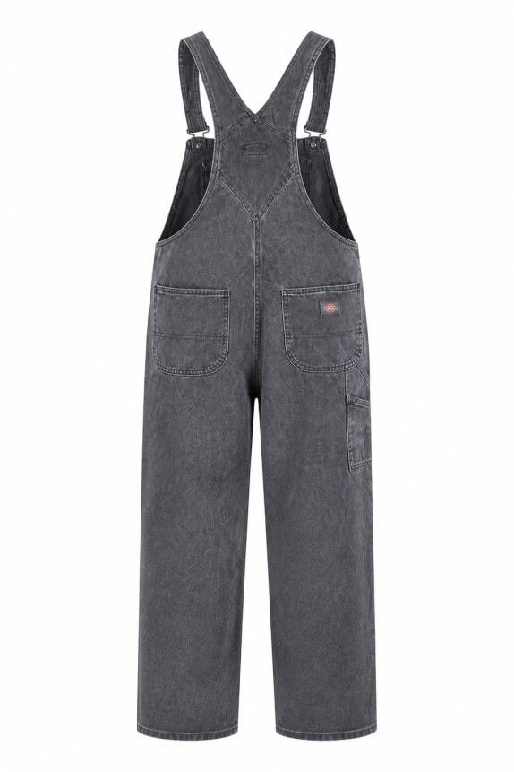 DICKIES ΣΑΛΟΠΕΤΑ DENIM WORKWEAR ΞΕΘΩΡΙΑΣΜΕΝΟ ΜΑΥΡΟ UNISEX PRE OWNED L