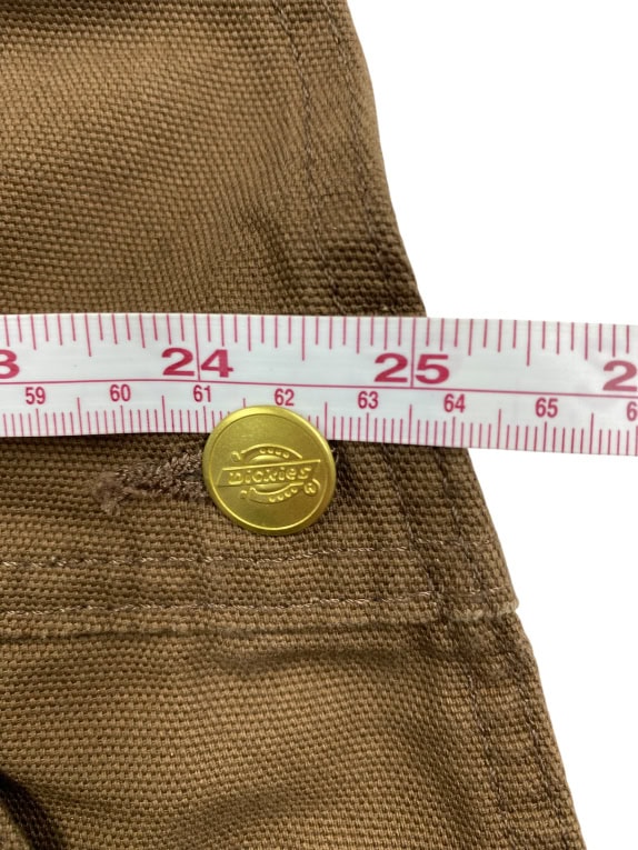 DICKIES Salopette da lavoro con logo VINTAGE marrone unisex 5XL