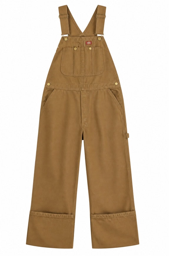 DICKIES SALOPETTE WORKWEAR MARRONE UOMO PRE OWNED XXL