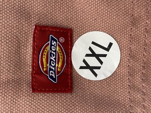 DICKIES SALOPETTE WORKWEAR ROSA DONNA PRE OWNED 2XL
