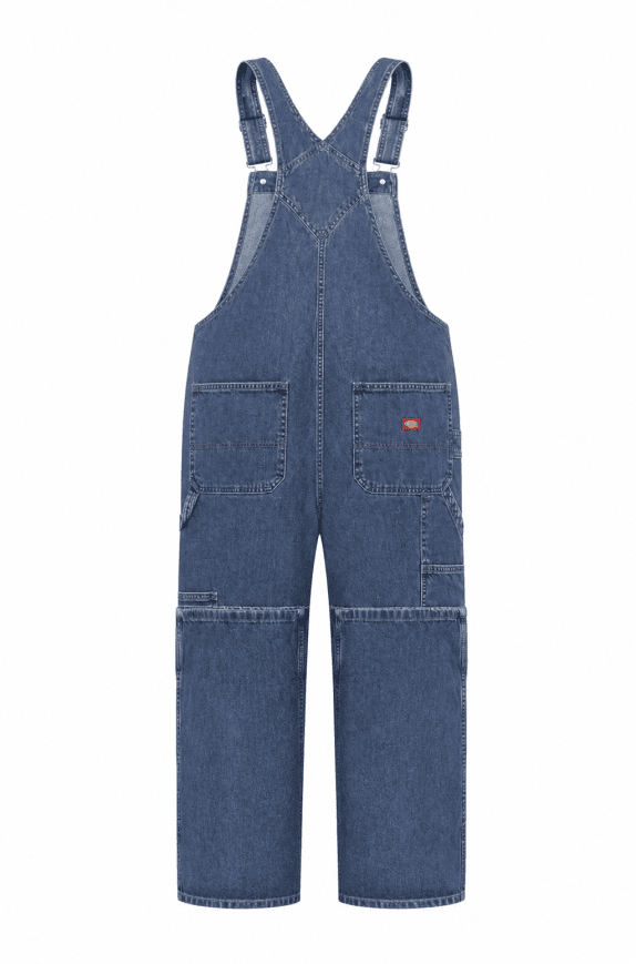 DICKIES SALOPETTE OVERSIZED ΜΠΛΕ ΓΥΝΑΙΚΕΙΟ PRE OWNED XL