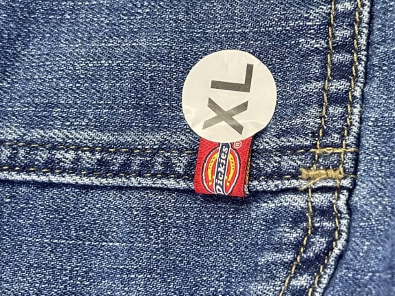 DICKIES SALOPETTE OVERSIZED ΜΠΛΕ ΓΥΝΑΙΚΕΙΟ PRE OWNED XL