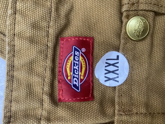 DICKIES SALOPETTE WORKWEAR CAMEL MEN PRE OWNED 3XL