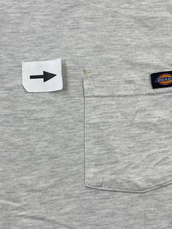DICKIES T SHIRT MINIMAL ΓΚΡΙ ΜΕΛΑΝΖΕ ΑΝΤΡΙΚΟ PRE OWNED XL