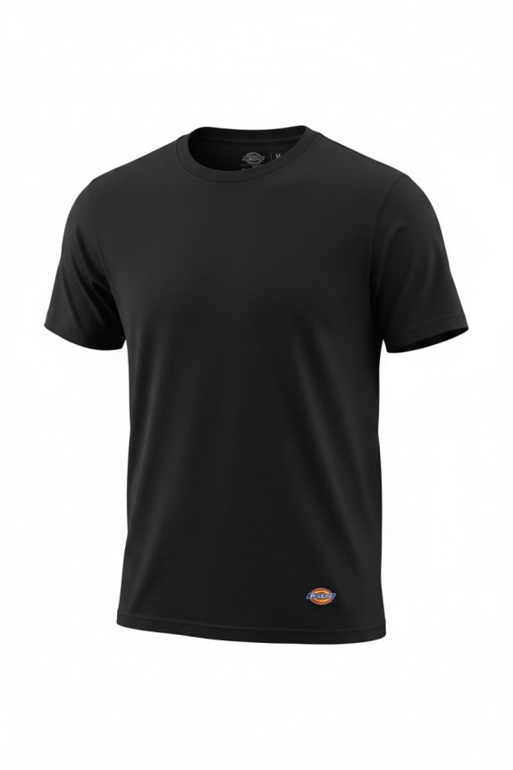 DICKIES T SHIRT MINIMAL BLACK MEN PRE OWNED M