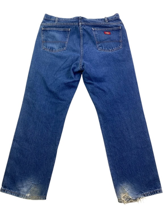 DICKIES ΤΖΙΝ ΠΑΝΤΕΛΟΝΙ WORKWEAR ΜΠΛΕ ΑΝΤΡΙΚΟ PRE OWNED XXL
