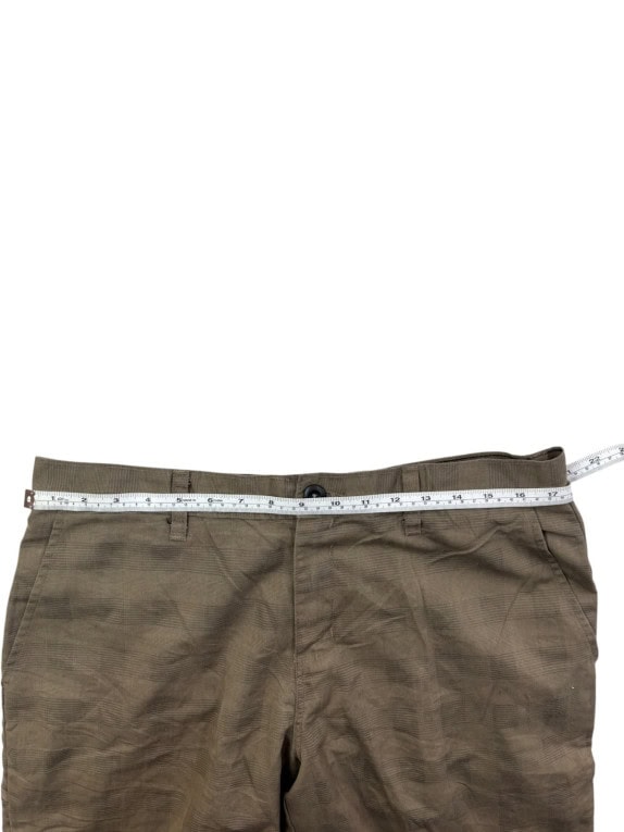 DICKIES BERMUDA WORKWEAR QUADRI KHAKI UOMO PRE OWNED L