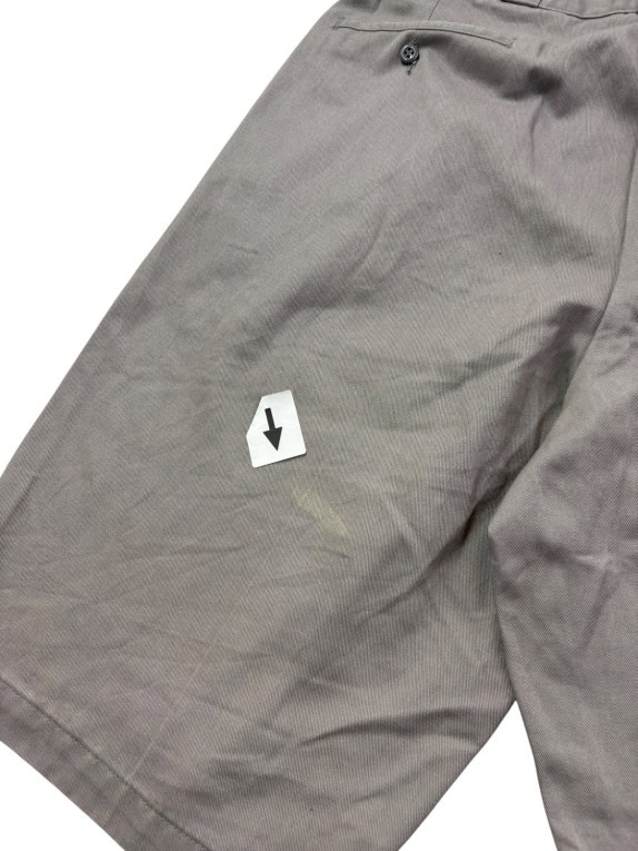 DICKIES SHORTS WORKWEAR STONE GREY MENS PRE OWNED L