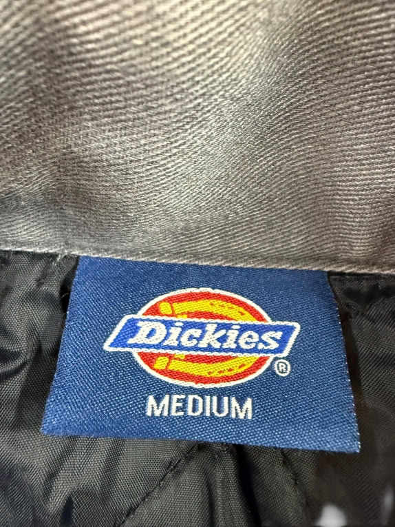 DICKIES WORKWEAR JACKET VINTAGE LOGO ΓΚΡΙ ΑΝΔΡΙΚΟ M