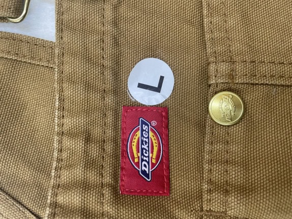 DICKIES WORKWEAR OVERALL BROWN MEN PRE OWNED L