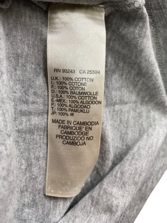 DIESEL CO. T-SHIRT VINTAGE SMALL LOGO GREY ΑΝΔΡΙΚΟ XL