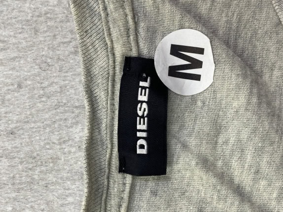 DIESEL GRAPHIC TEE RETRO ΓΚΡΙ ΓΥΝΑΙΚΕΙΟ PRE OWNED M