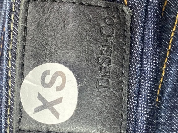 DIESEL JEANS SKINNY ΜΠΛΕ GYNAIKEIO  PRE OWNED XS