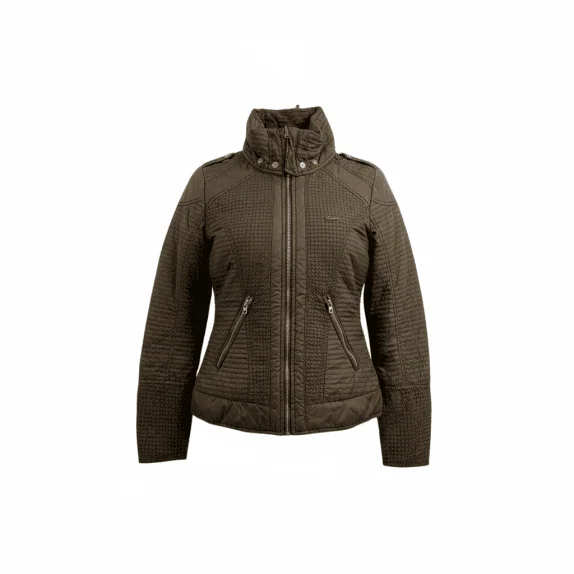 DIESEL Giacca casual con logo kaki/verde oliva da donna S