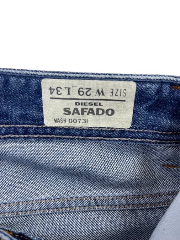 Diesel Safado Ανδρικό Τζιν Παντελόνι Μπλε S