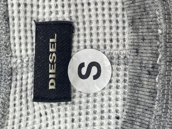 DIESEL SWEATSHIRT MINIMAL ΓΚΡΙ ΑΝΤΡΙΚΟ PRE OWNED