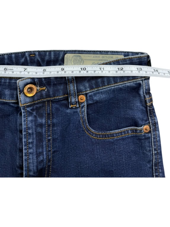 DIESEL Τζιν Παντελόνι CASUAL Λογότυπο Μπλε Γυναικείο XXS