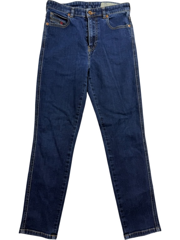 DIESEL Jeans Casual con logo Blu da donna XXS