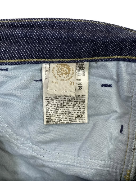 DIESEL JEANS LIVY SLIM FIT LOGO DARK BLUE WOMEN M