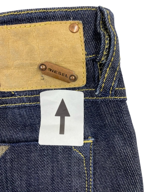 DIESEL JEANS LIVY SLIM FIT LOGO DARK BLUE WOMEN M