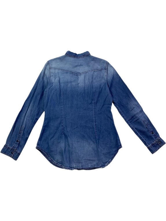 DIESEL ΤΖΙΝ ΠΟΥΚΑΜΙΣΟ CLASSIC WASHED BLUE ΓΥΝΑΙΚΕΙΟ PRE OWNED M