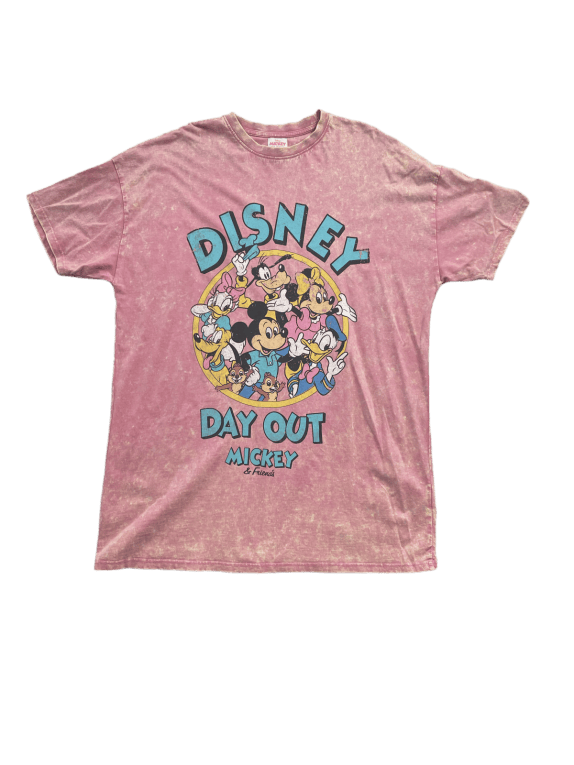 DISNEY MICKEY AND FRIENDS GRAPHIC TEE VINTAGE ROSE ΓΥΝΑΙΚΕΙΟPRE OWNED XL