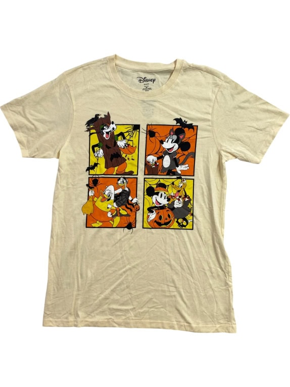 DISNEY T-SHIRT HALLOWEEN GRAPHIC ΚΡΕΜ UNISEX M