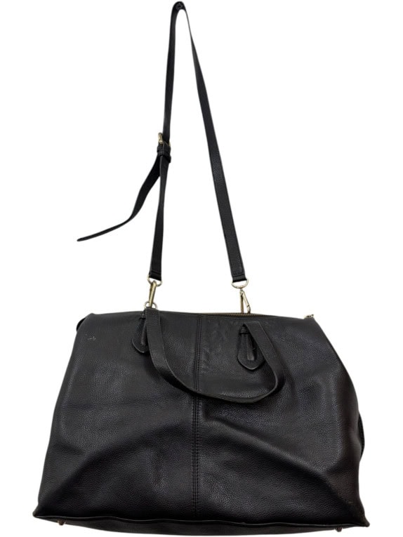 DKNY HANDBAG MINIMAL BLACK WOMENS PRE OWNED