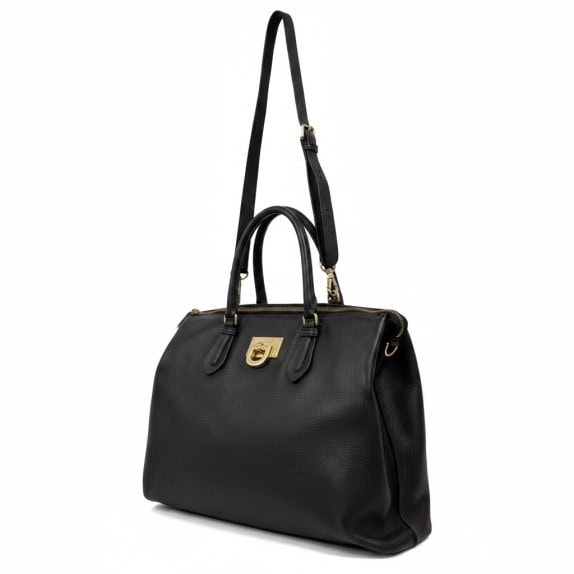 DKNY ΤΣΑΝΤΑ ΧΕΙΡΟΣ MINIMAL ΜΑΥΡΗ ΓΥΝΑΙΚΕΙΑ PRE OWNED