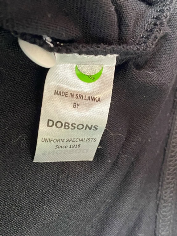 DOBSONS ΜΠΛΟΥΖΑ RUGBY RETRO ΜΑΥΡΗ ΑΝΤΡΙΚΟ PRE OWNED S