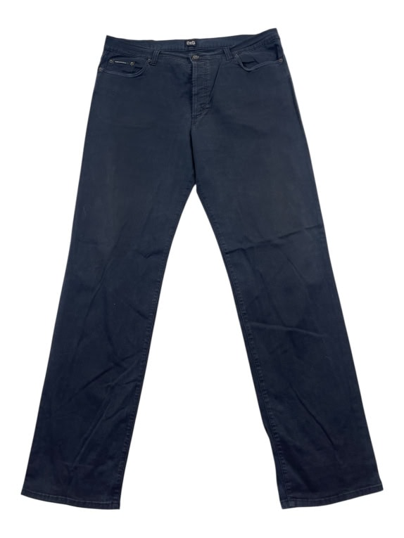 Dolce & Gabbana (D&G) Παντελόνι Μπλε Straight Fit Γυναικείο L