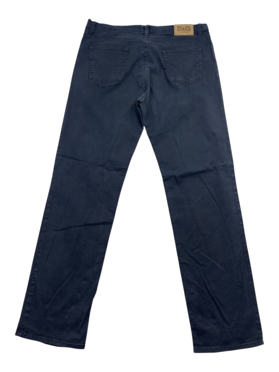 Dolce & Gabbana (D&G) Παντελόνι Μπλε Straight Fit Γυναικείο L