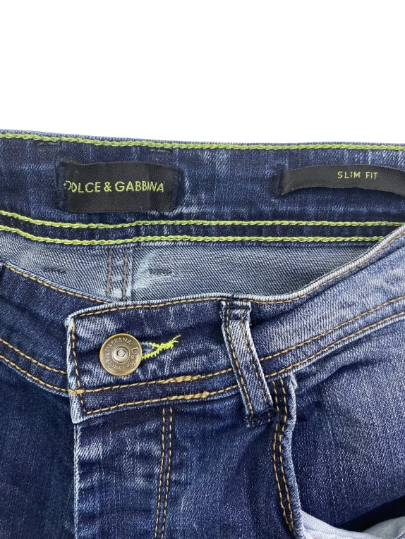 Dolce & Gabbana Jeans Μπλε Slim Fit Ανδρικό S
