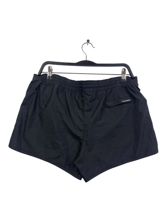 DOLCE & GABBANA SWIM SHORTS SIDE STRIPE LOGO BLACK MEN'S XL