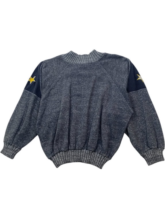 1992 DIADORA KNIT SWEATER VINTAGE GREY UNISEX PRE OWNED XS