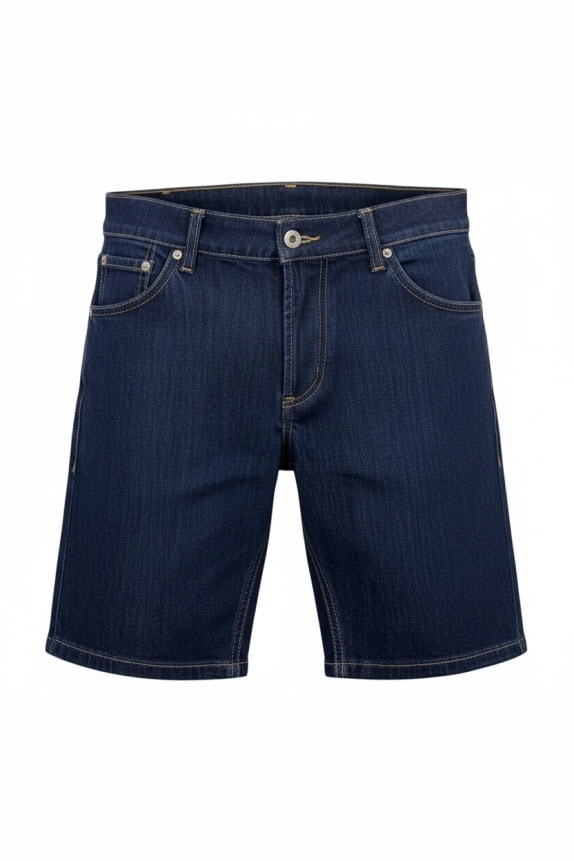 DONDUP bermuda denim casual logo blu da uomo M