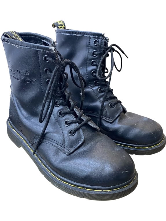 Dr. Martens 1460 Δερμάτινα Μποτάκια Μαύρα Unisex EU 39