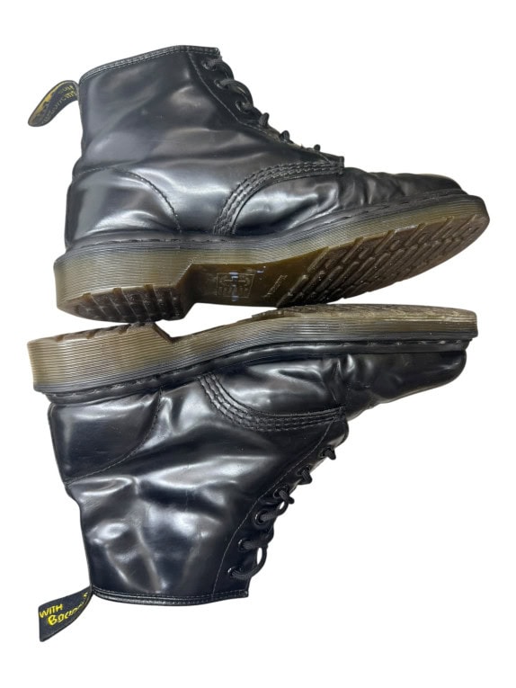 DR. MARTENS 1460 Δερμάτινα Μποτάκια Vintage Logo Μαύρο Unisex EU 38
