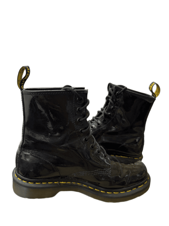 DR MARTENS ΑΡΒΥΛΑ DR MARTENS ΜΑΥΡΟ  PRE OWNED EU 38