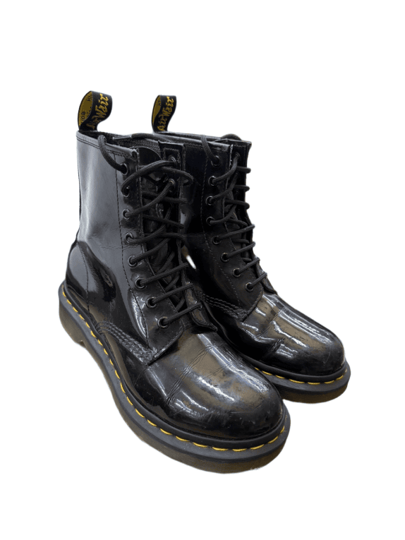 DR MARTENS ΑΡΒΥΛΑ DR MARTENS ΜΑΥΡΟ  PRE OWNED EU 38