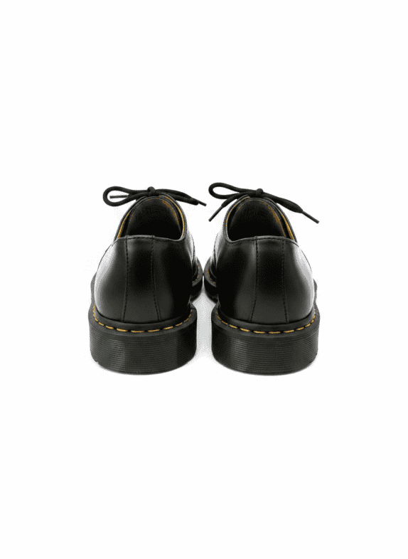 DR MARTENS DERBY SHOES CLASSIC BLACK MEN PRE OWNED EU 39