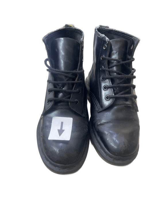 DR MARTENS ΔΕΡΜΑΤΙΝΑ ΜΠΟΤΑΚΙΑ CLASSIC ΜΑΥΡΟ UNISEX PRE OWNED EU 35