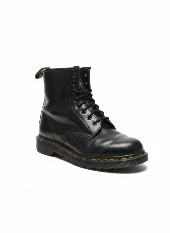 DR MARTENS ΔΕΡΜΑΤΙΝΑ ΜΠΟΤΑΚΙΑ WORKWEAR ΜΑΥΡΑ UNISEX PRE OWNED EU 39