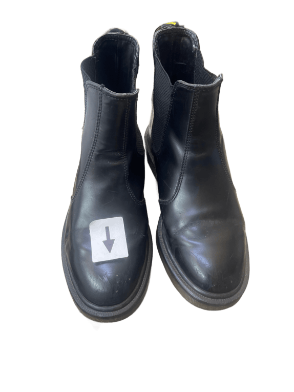 DR MARTENS CHELSEA BOOTS CLASSIC BLACK UNISEX PRE OWNED EU 38
