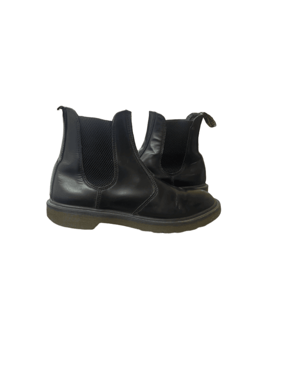 DR MARTENS CHELSEA BOOTS CLASSIC BLACK UNISEX PRE OWNED EU 38