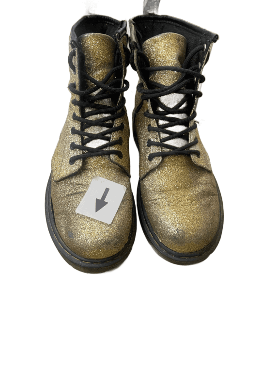 DR MARTENS ΜΠΟΤΑΚΙΑ GLITTER ΧΡΥΣΟ ΓΥΝΑΙΚΕΙΟ PRE OWNED EU 36