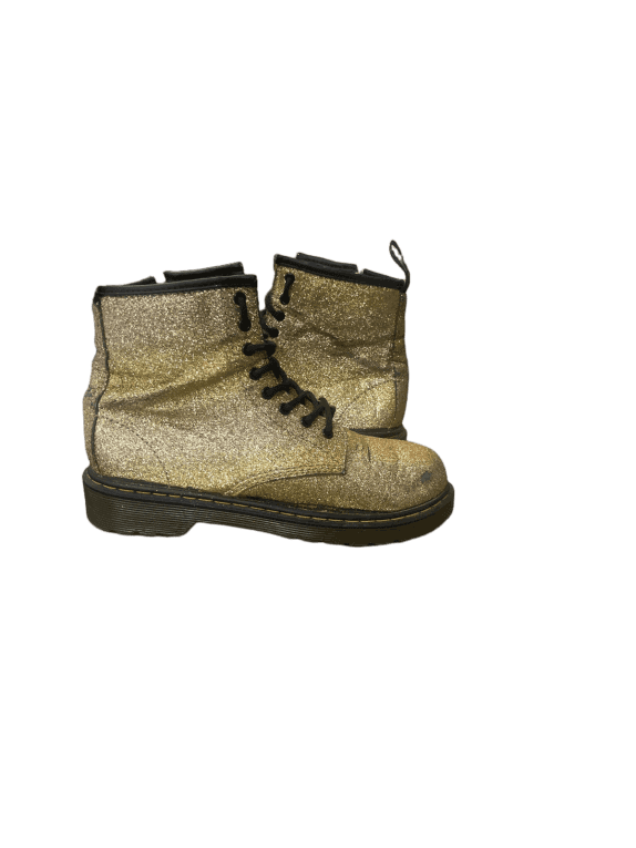 DR MARTENS ΜΠΟΤΑΚΙΑ GLITTER ΧΡΥΣΟ ΓΥΝΑΙΚΕΙΟ PRE OWNED EU 36