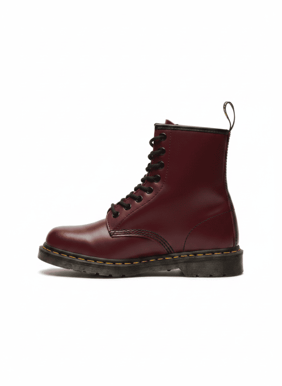 DR MARTENS ΜΠΟΤΑΚΙΑ LEATHER BORDO ΑΝΤΡΙΚΟ PRE OWNED EU 38