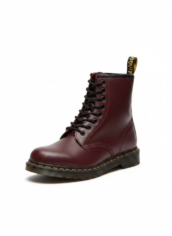 DR MARTENS ΜΠΟΤΕΣ CLASSIC BURGUNDY UNISEX PRE OWNED EU 37